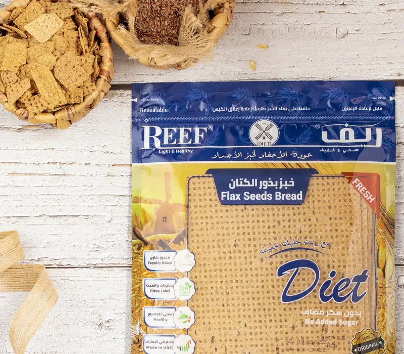 Reef flax seeds bread